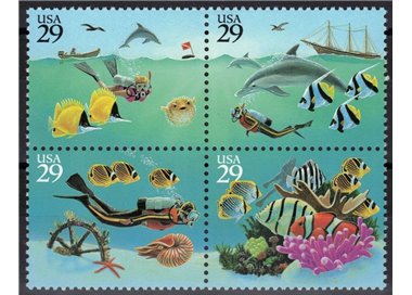 USA 1994 The Underwater World 4v MNH**