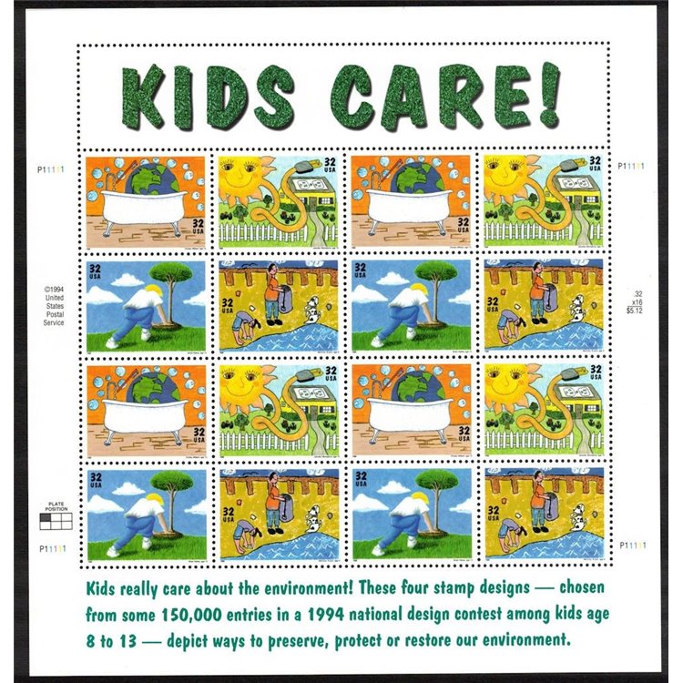 USA 1995 Giornata della Terra MF MNH**