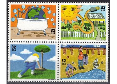 USA 1995 Giornata della Terra 4v MNH**