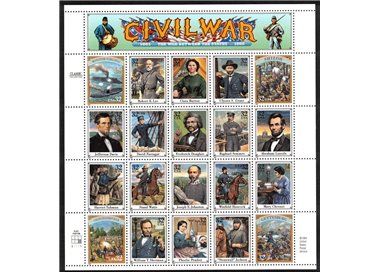 USA 1995 The Civil War 20v MNH**