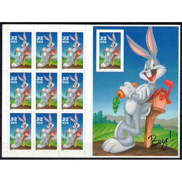 USA 1997 Bugs Bunny (non dentellato) MF MNH**
