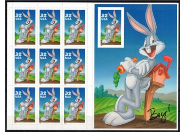 USA 1997 Bugs Bunny (unperforated) m/s MNH**