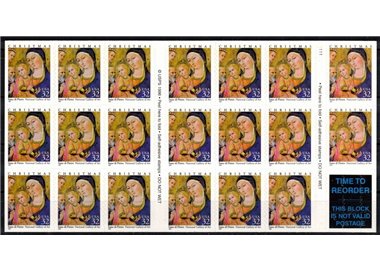 USA 1997 Natale (Madonna) MF MNH**