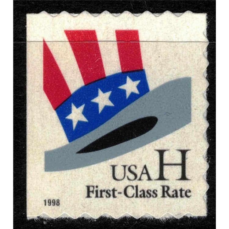 USA 1998 Cappello dello Zio Sam (dent. 8) MNH**