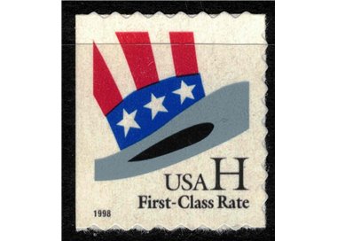 USA 1998 Cappello dello Zio Sam (dent. 8) MNH**