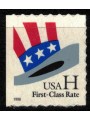 USA 1998 Uncle Sam Hat (perf. 8) MNH**