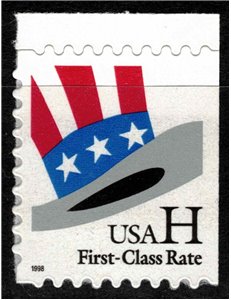USA 1998 Cappello dello Zio Sam (dent. 10) MNH**