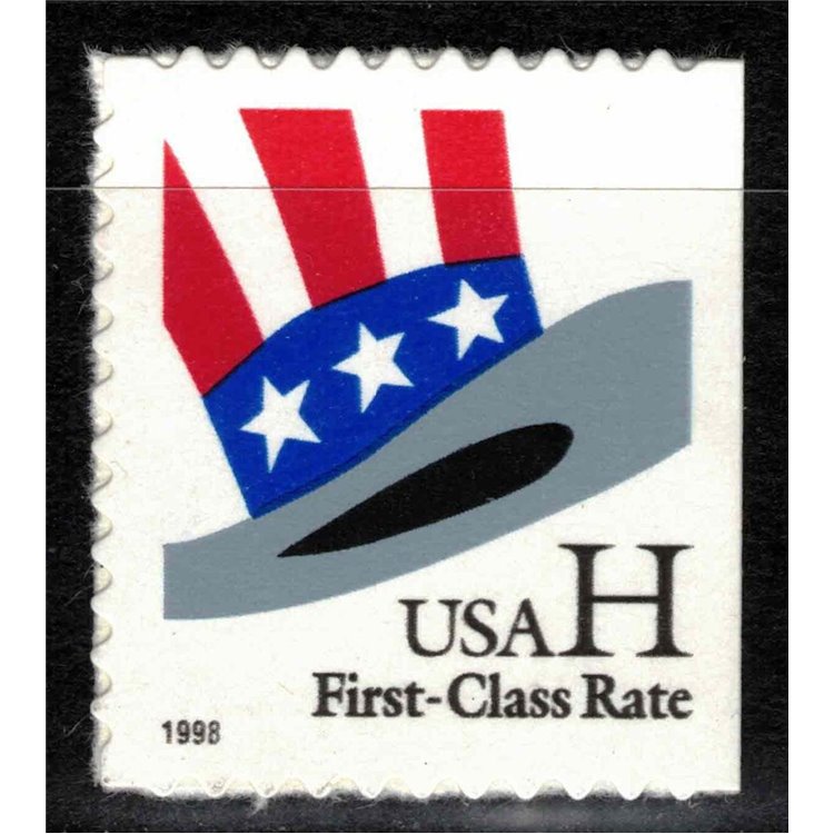USA 1998 Uncle Sam's Hat (perf. 11) MNH**