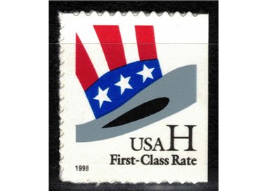 USA 1998 Uncle Sam's Hat (perf. 11) MNH**