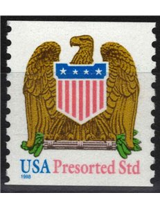 USA 1998 Aquila e stemma (dent. 10) MNH**