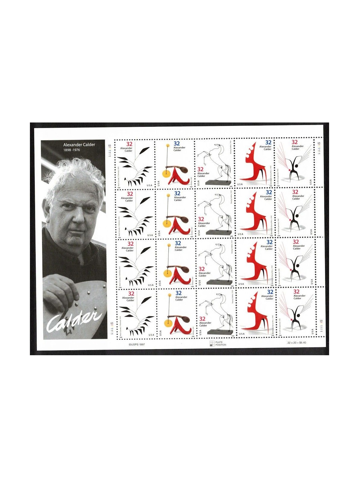 USA 1998 Alexander Calder MF MNH**