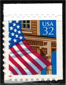 USA 1997 Flag and Portico (from booklet) MNH**