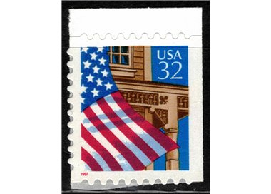 USA 1997 Flag and Portico (from booklet) MNH**