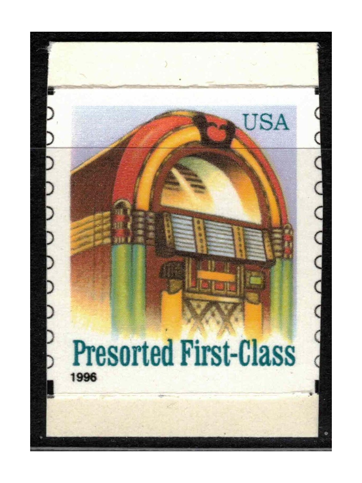 USA 1996 Juke-box (dent. figurata) MNH**