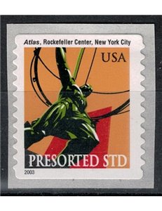 USA 2003 Atlas Statue MNH**