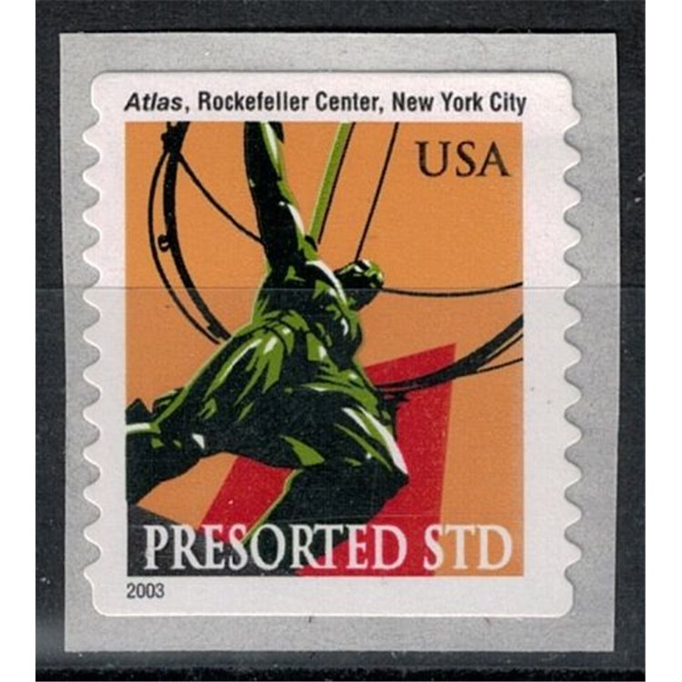 USA 2003 Statua Atlas MNH**