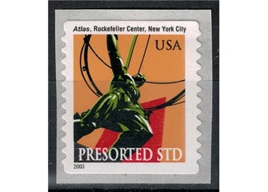 USA 2003 Atlas Statue MNH**