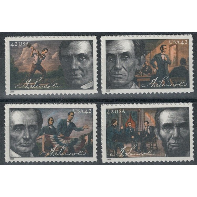 USA 2009 Abraham Lincoln 4v MNH**