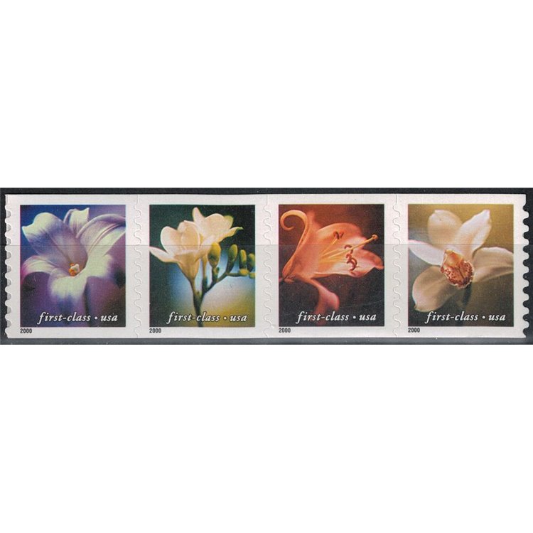 USA 2000 Ordinary series, flowers 4v MNH**