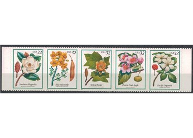 USA 1998 Flora, tree flowers 5v MNH**