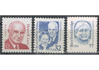 USA 1998 Great American Characters 3v MNH**