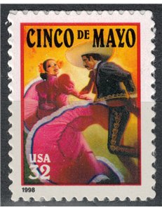 USA 1998 Cinco de Mayo MNH**