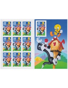 USA 1998 Silvestro e Tweety m/s MNH**