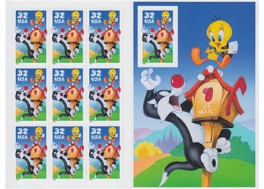 USA 1998 Silvestro e Tweety m/s MNH**