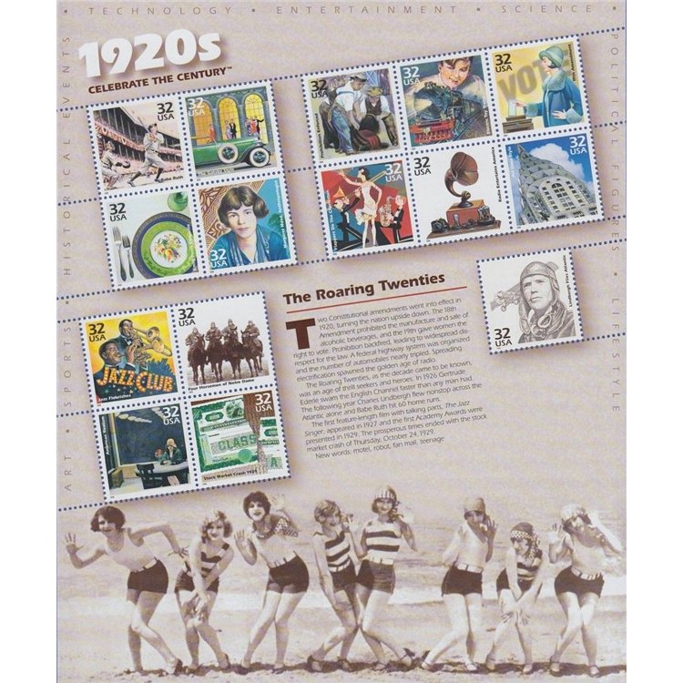 USA 1998 Celebriamo il 20° secolo (3ª serie) 15v MNH**