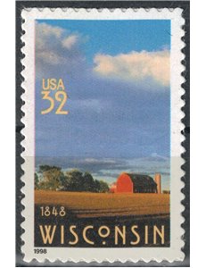 USA 1998 State of Wisconsin MNH**