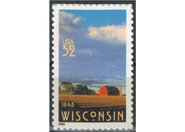 USA 1998 State of Wisconsin MNH**