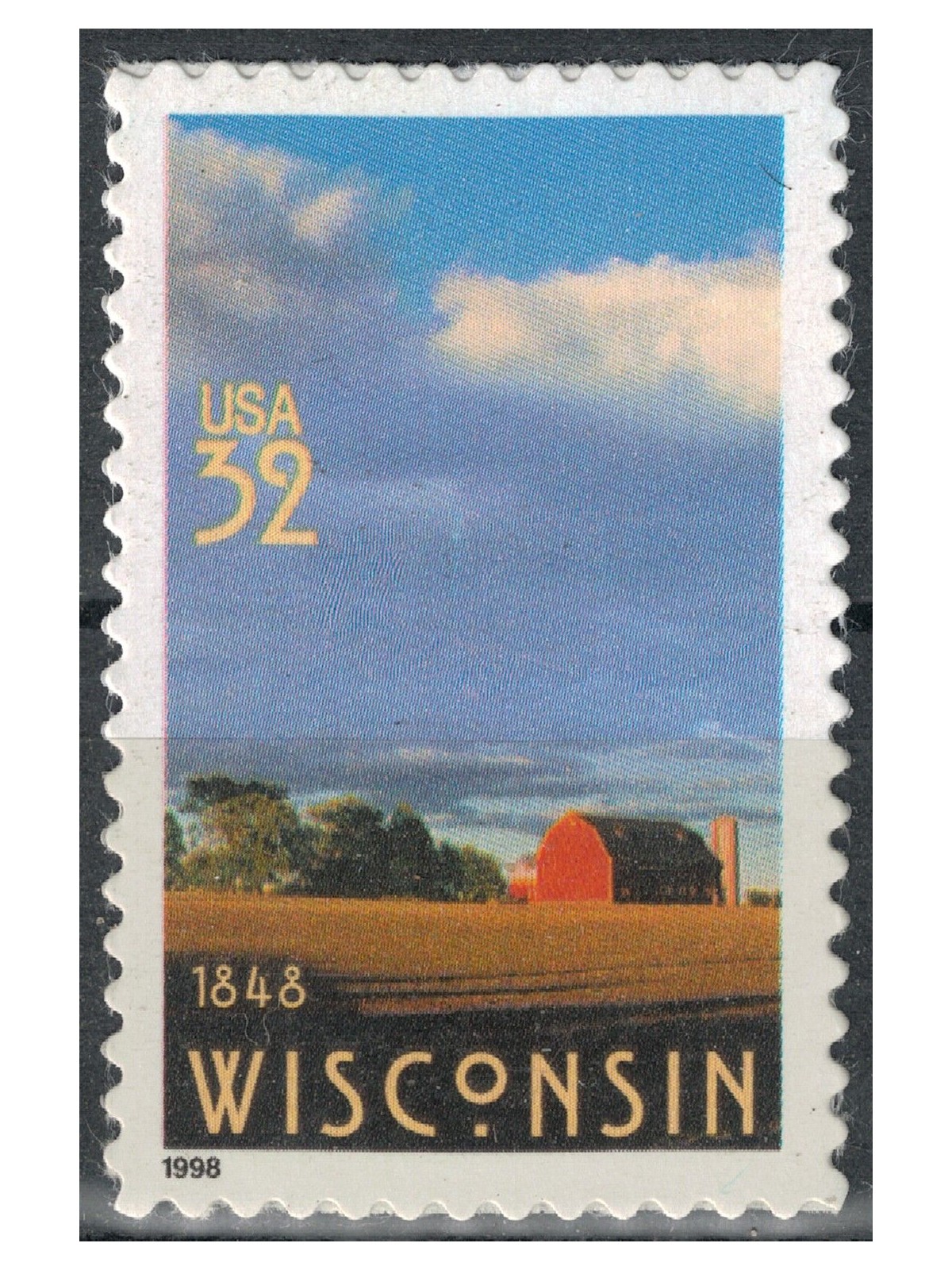 USA 1998 Stato del Wisconsin MNH**