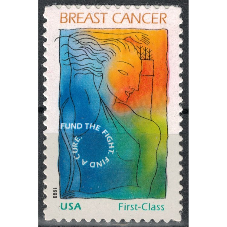 USA 1998 Prevenzione del cancro al seno MNH**
