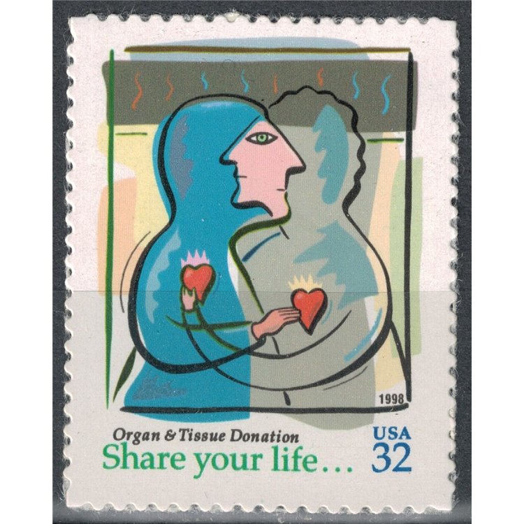 USA 1998 Organ Donation MNH**