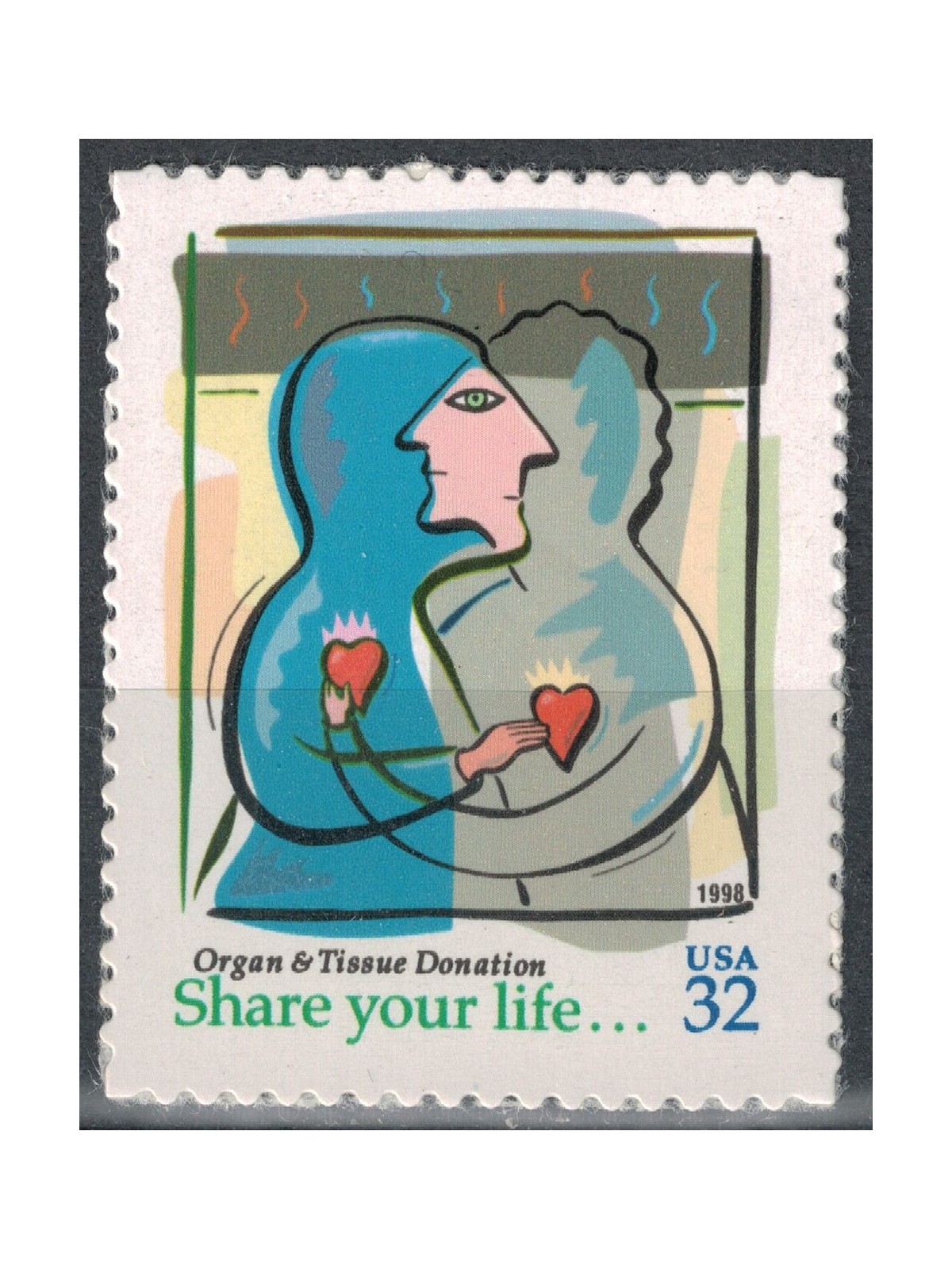 USA 1998 Organ Donation MNH**
