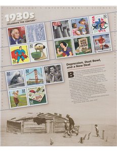 USA 1998 Celebrating the 20th Century, 4th series 15v MNH**