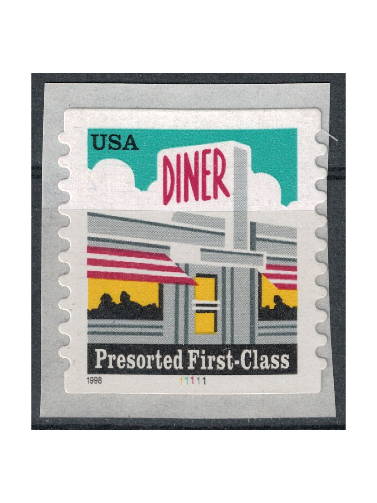 USA 1998 Diner (ordinary set) self-adhesive MNH**