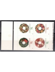 USA 1998 Christmas (garlands) from booklet 4v MNH**