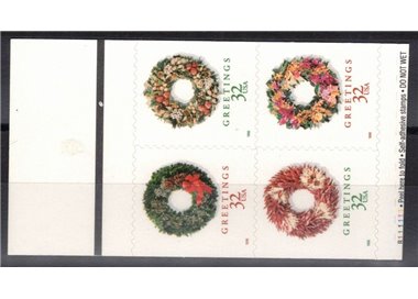 USA 1998 Christmas (garlands) from booklet 4v MNH**