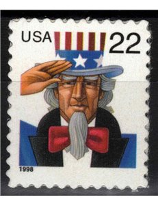 USA 1998 Zio Sam (dent. 11x10½) MNH**
