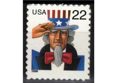 USA 1998 Zio Sam (dent. 11x10½) MNH**