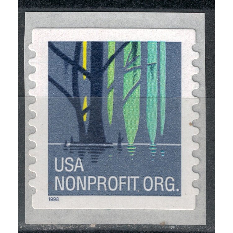 USA 1998 Swamp (ordinary set) oil card MNH**