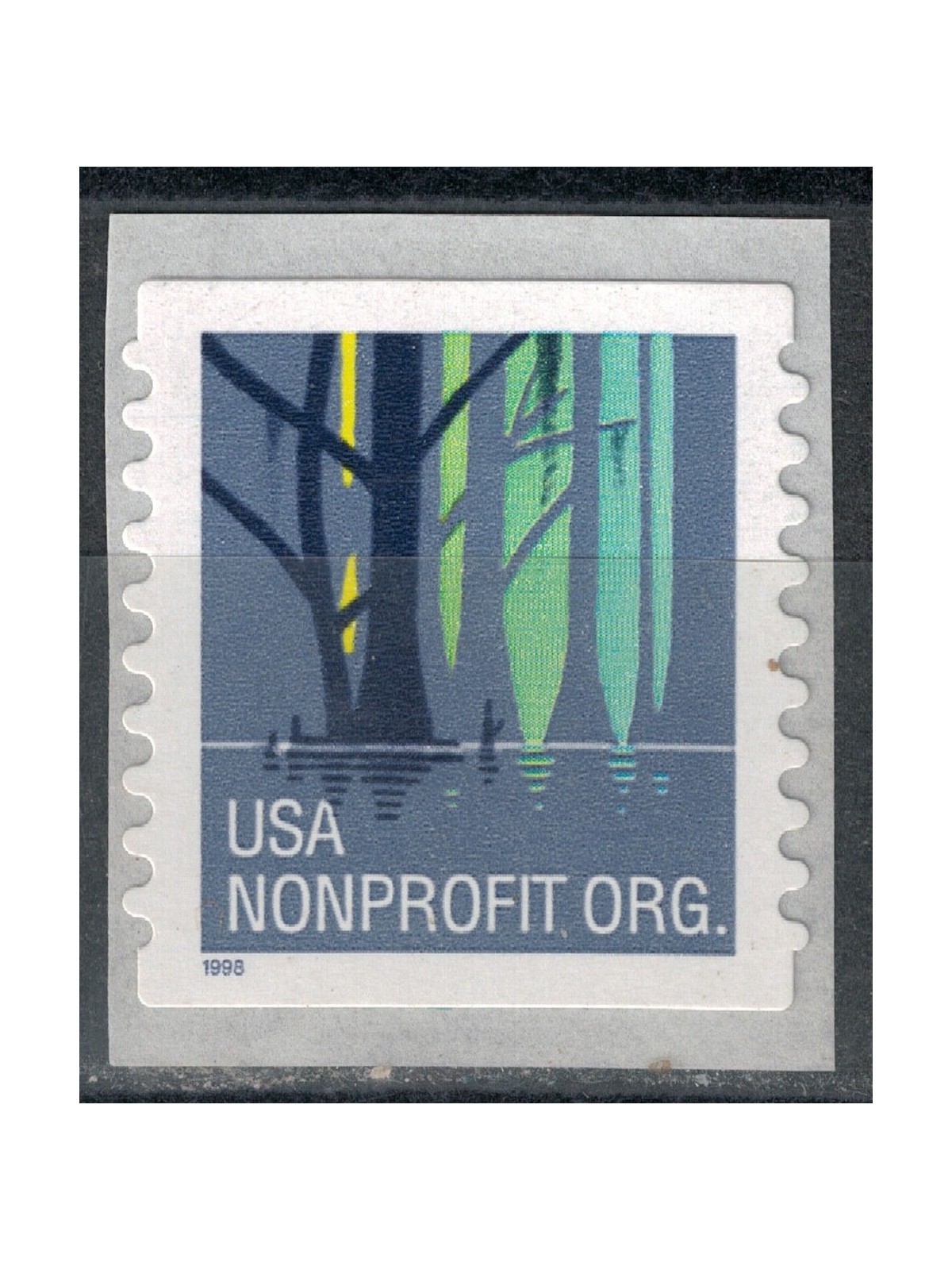 USA 1998 Swamp (ordinary set) oil card MNH**
