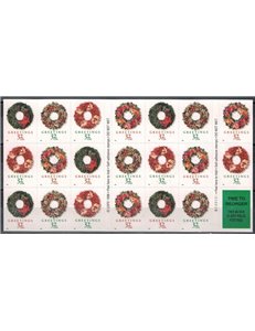 USA 1998 Christmas, m/s MNH garlands**