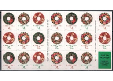 USA 1998 Natale, ghirlande MF MNH**
