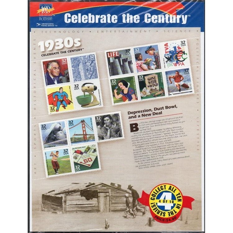 USA 1998 Celebrate the Century, 4th series (1930s)