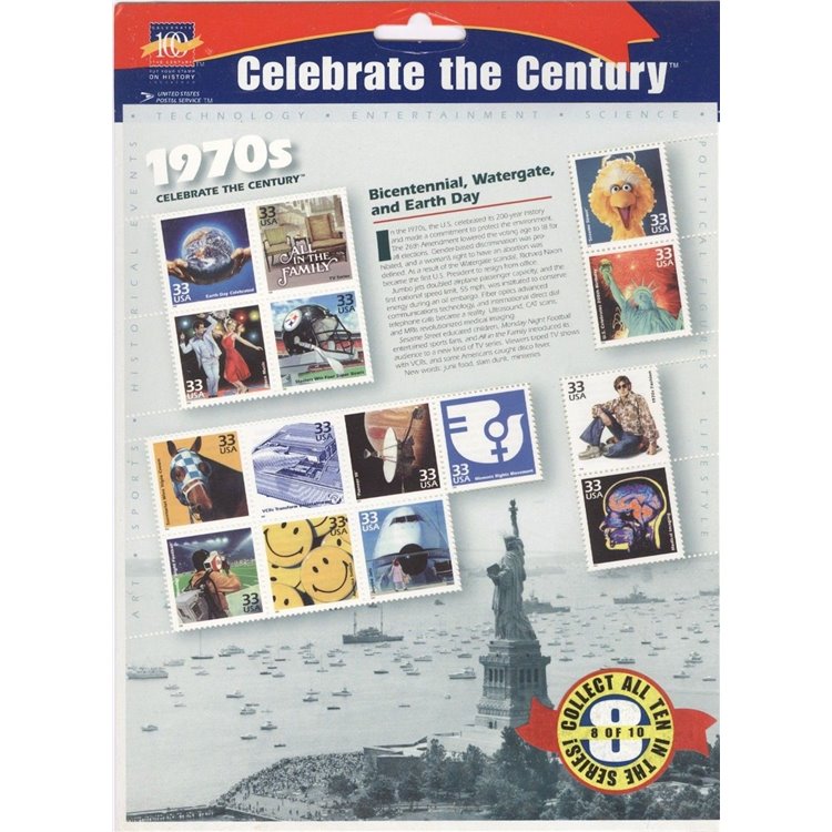 USA 1999 Celebrating the 20th Century (8th series) 15v MNH**