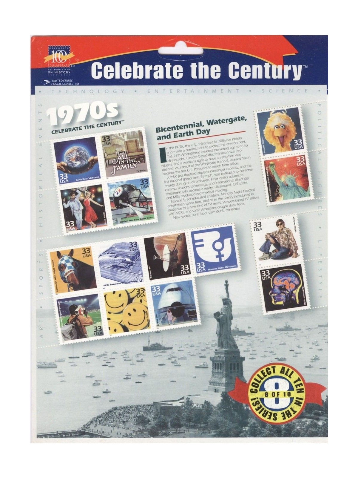 USA 1999 Celebrating the 20th Century (8th series) 15v MNH**