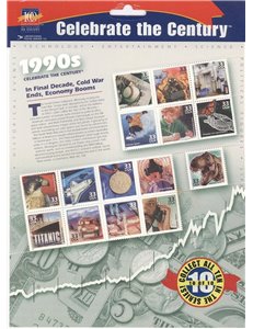 USA 2000 Celebrating the 20th Century (10th series) 15v MNH**