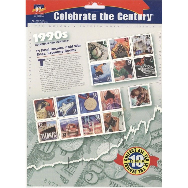 USA 2000 Celebrating the 20th Century (10th series) 15v MNH**